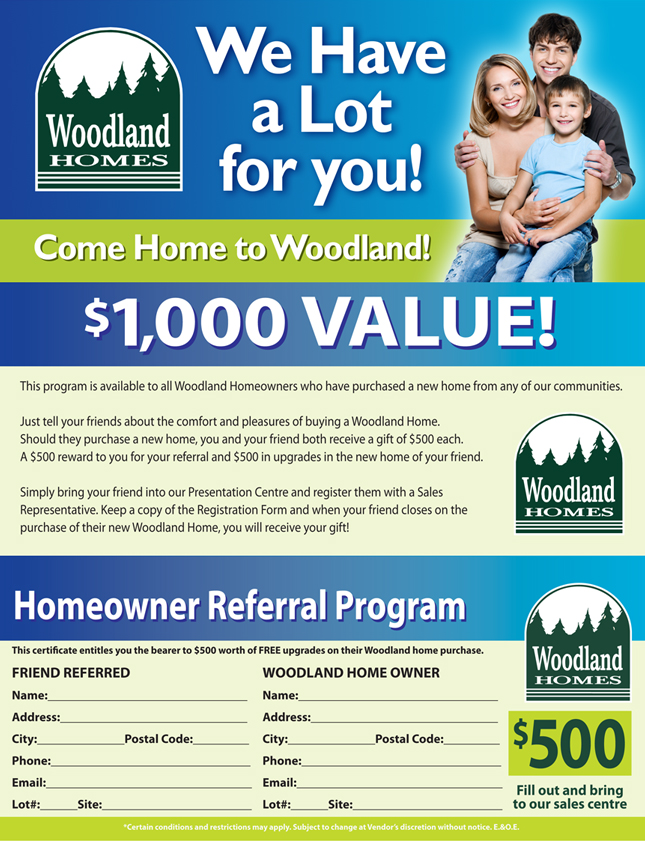 Woodland Homes Referral Program